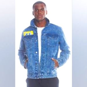 SpongeBob Nickelodeon Denim Trucker Jacket M